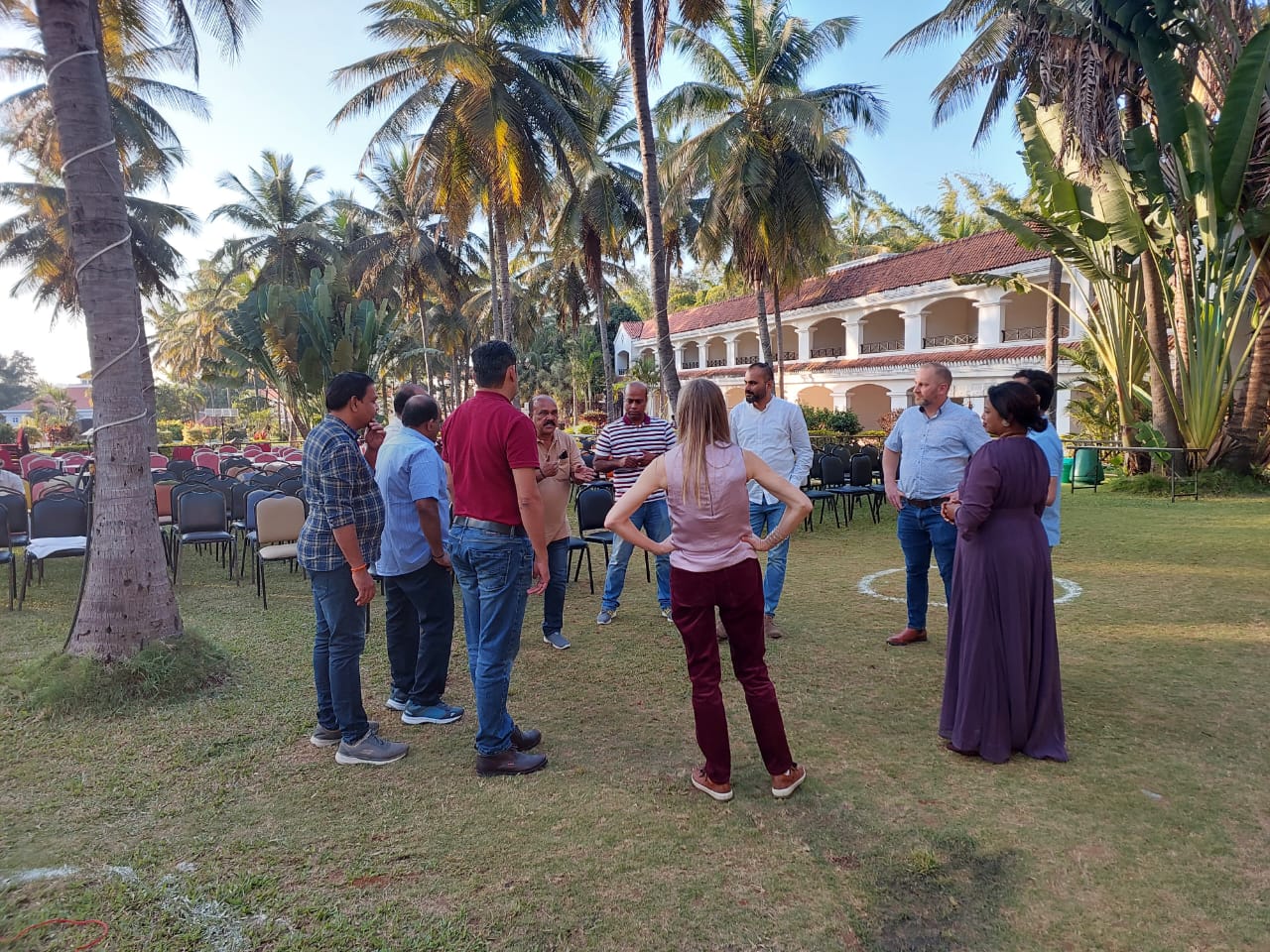 Interactive training session in progress